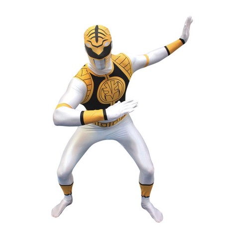 White power ranger morphsuit - white,