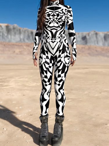 Tuta zentai modello - tuta, bianco