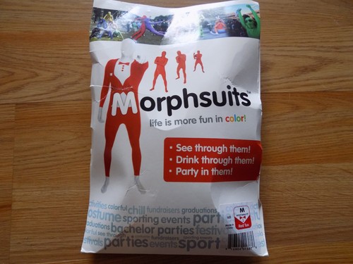 Costume morphsuit rosso - rosso, tux
