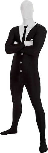 Morphsuit slenderman adulto - morphsuit, o